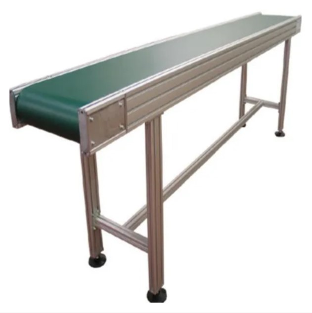 Stainless Steel Belt Conveyor | Food Grade SS304 Modular Belt for Snacks, Grains, Namkeen & Pouches | Washdown Proof VFD Speed 1-10m Length 0.5-2HP Adjustable Height Industrial Food Transfer